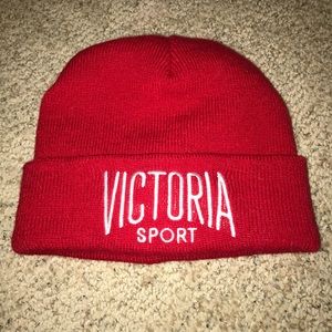 Victoria Sport Red beanie, Victoria’s Secret